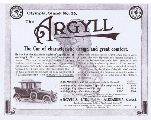 Argyll cars the olympia - at,