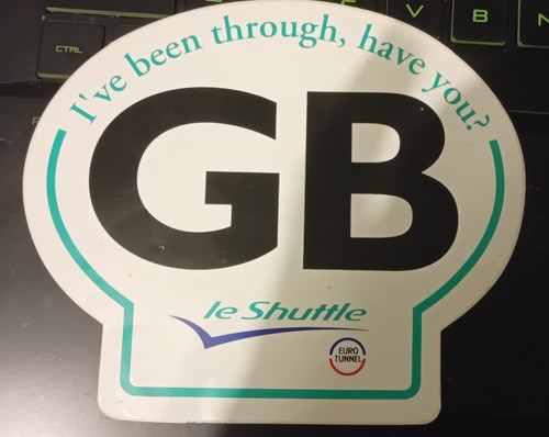 Shuttle car sticker - gb,