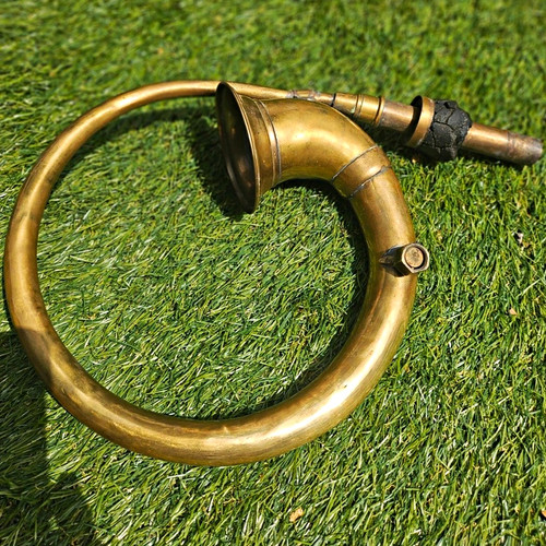 Antique brass car - brass,
