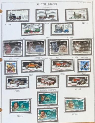 Usa 1987 locomotives - cats,