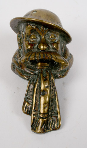 Antique brass car - antique, mascot