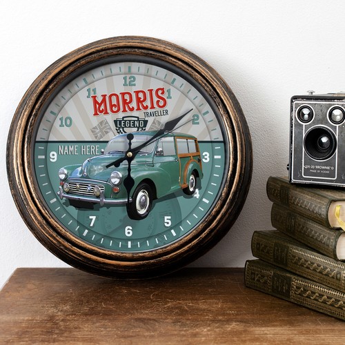 Personalised car clock - personalised,