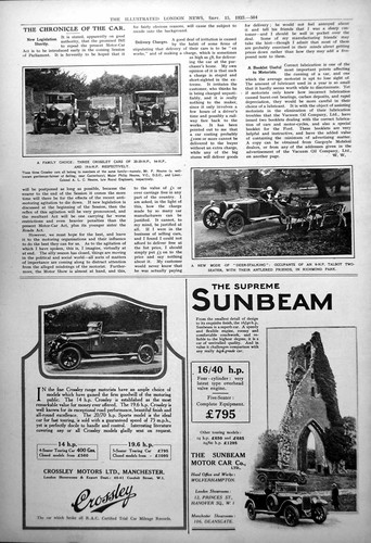 Three crossley cars - crossley, 14