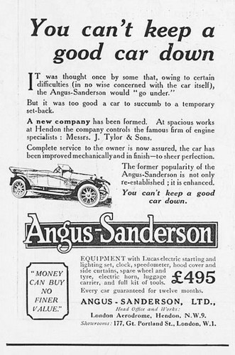 Angus sanderson motor cars - cars,