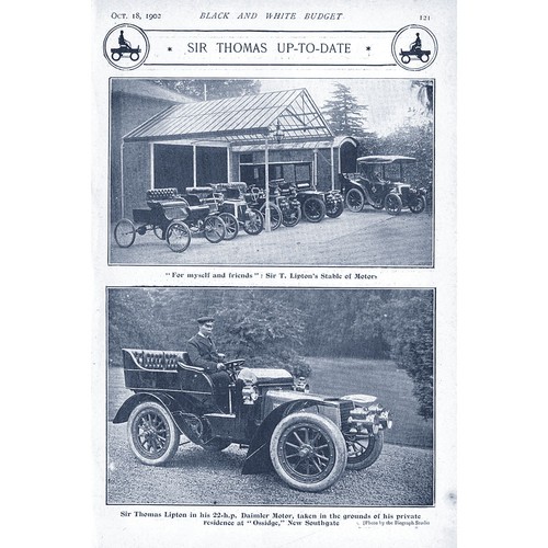 Sir thomas lipton motor - sir,