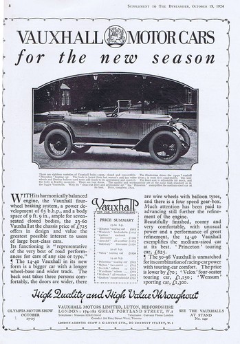 Vauxhall motor cars for - motor,