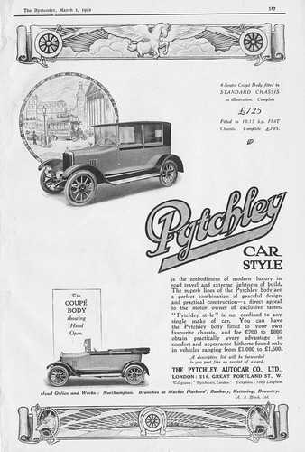 Pytchley motor cars antique - motor,