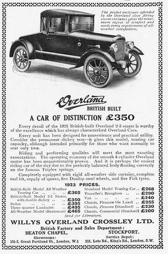 Overland british built - british,