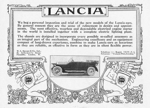 Lancia motor cars antique - cars,