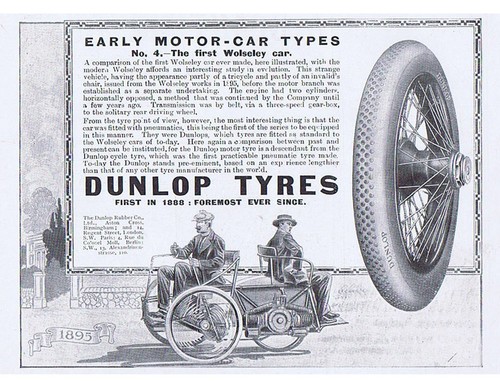 Dunlop tyres early motor - dunlop,