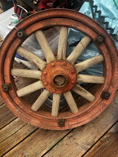 Antique wooden spoke - spoke, hub