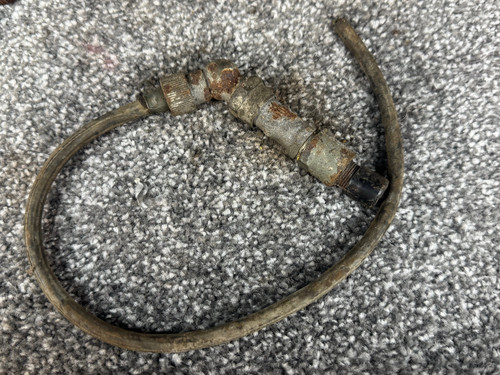 Antique spark plug with cord - with,