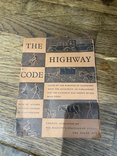 Antique the highway code - antique,