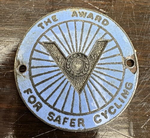Antique enamel car badge the - enamel,