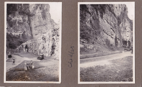 Two antique photographs people - two,