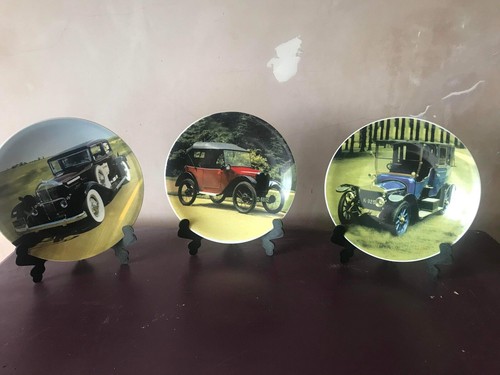 Vintage car plate stands - plate,