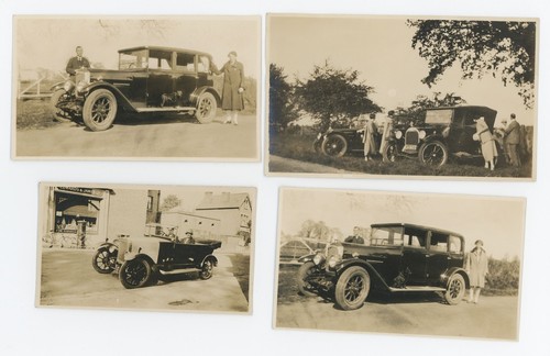 Original 1920s motoring - 4x,