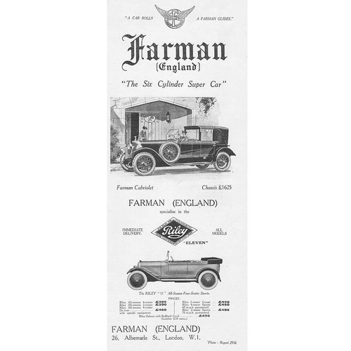 Farman motor cars - farman,