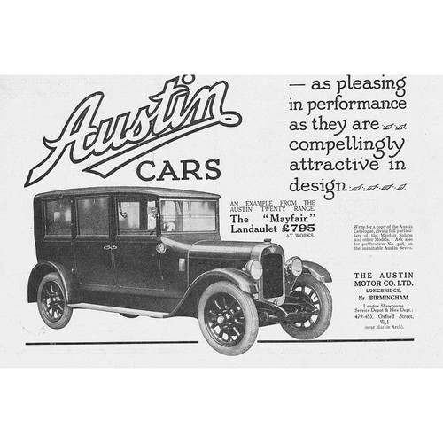 Austin cars the mayfair - austin,