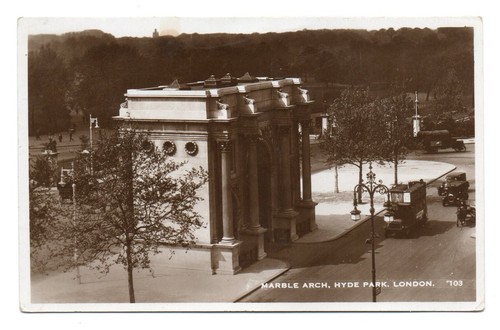 Antique postcard rppc marble - postcard,