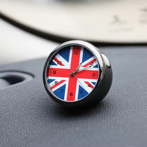 Car dashboard clock ornament - car,