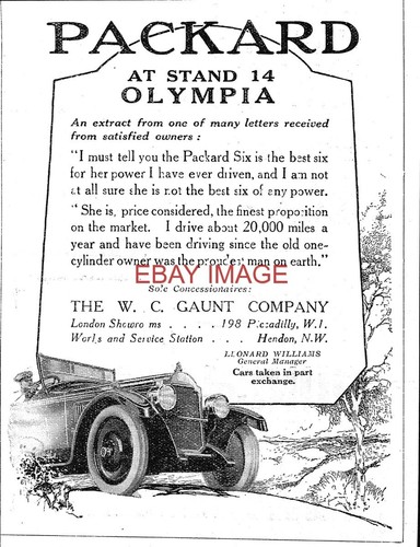 1924 advert for packard - 1924,