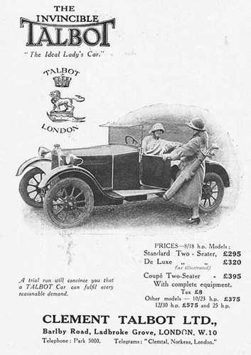 Talbot the ideal - the, motor