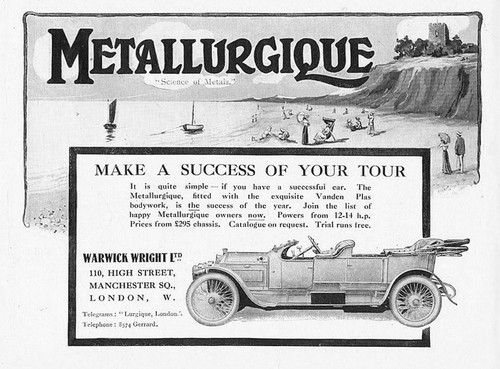 Metallurgique motor cars - motor,